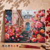 Entrada floral  -  Pintar Números®