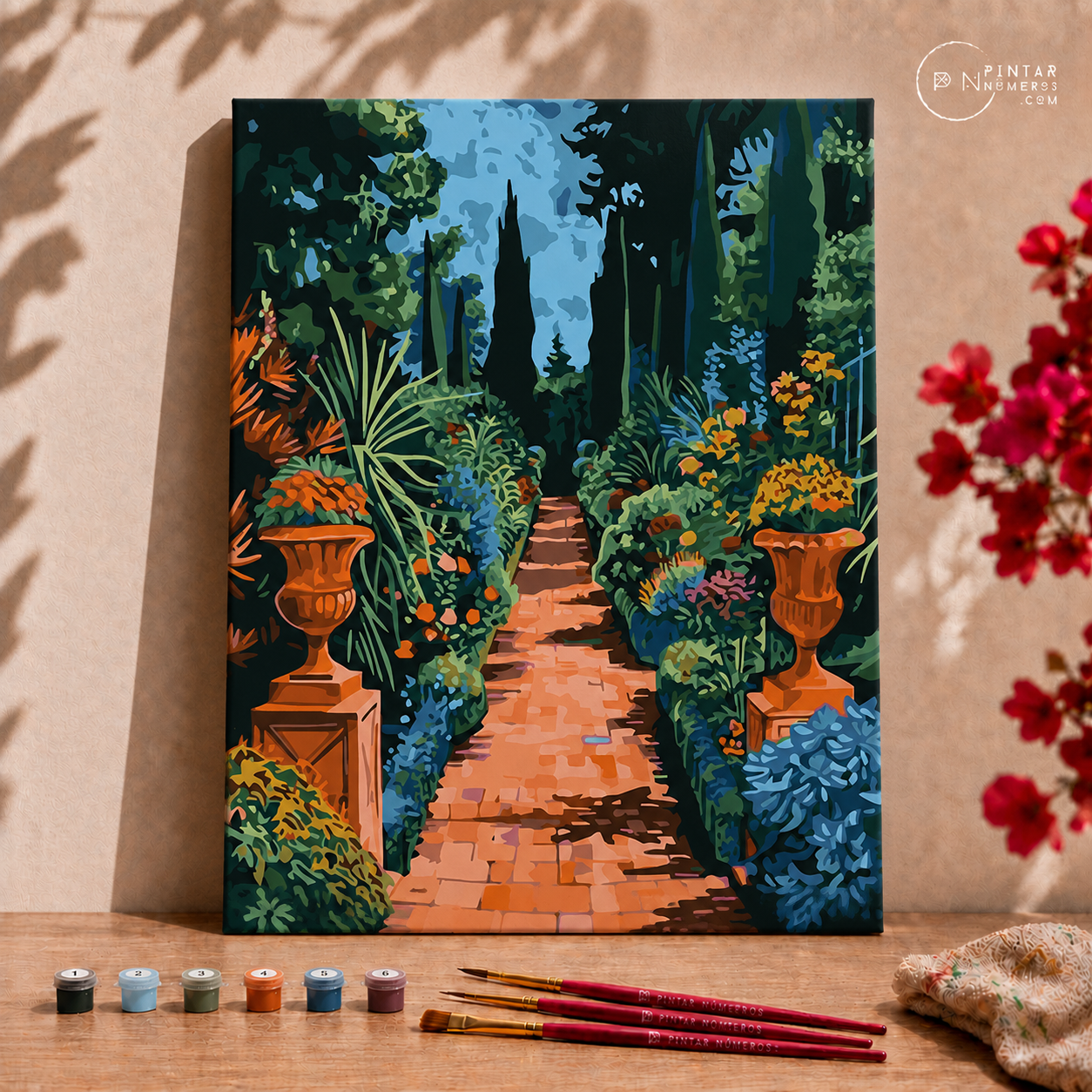 Jardín Botánico -  Pintar Números®