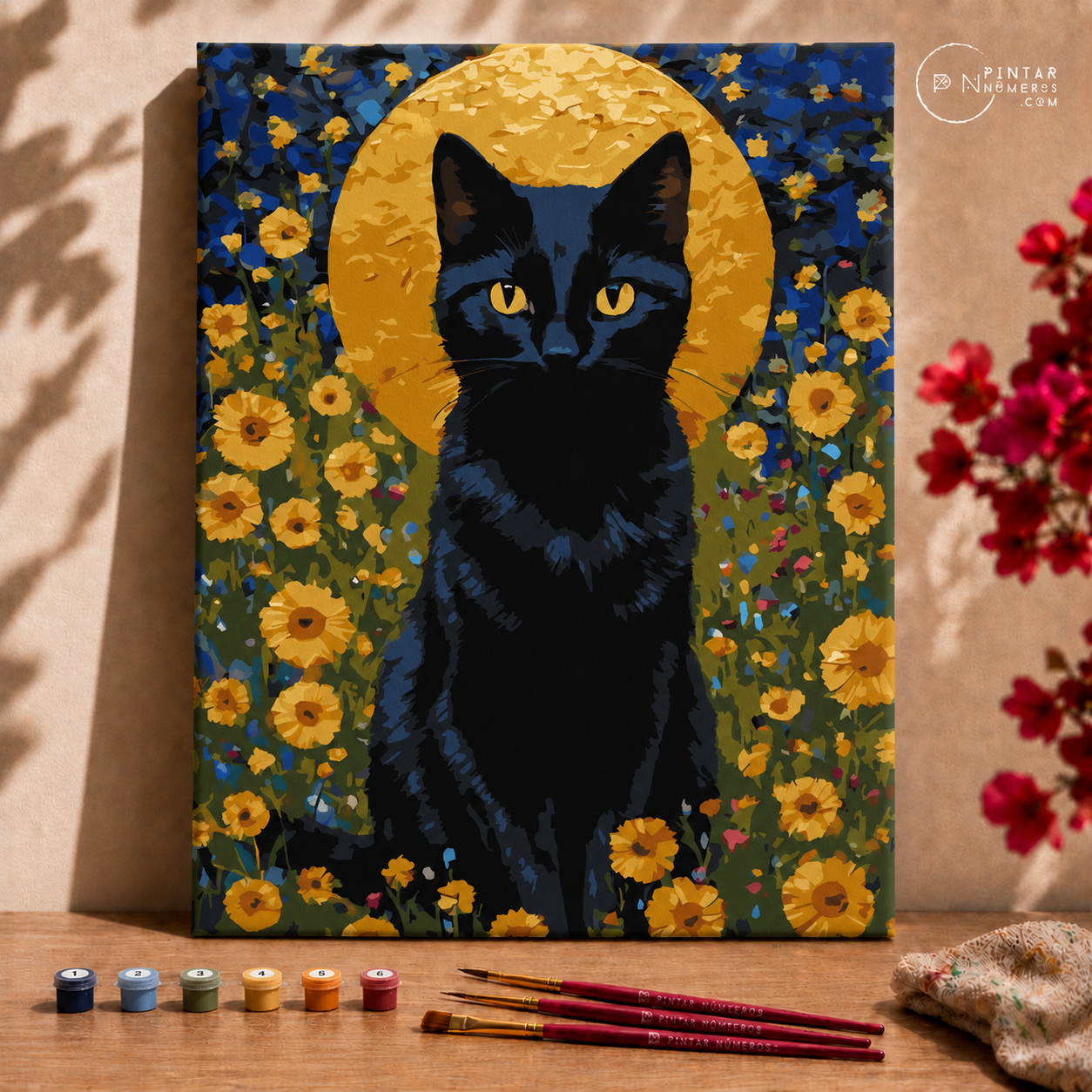 Black cat  - Pintar Números®