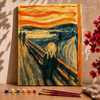 El Grito Abstracto de Edvard Munch - Pintar Números®