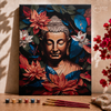 Buda Floral Metalizado - Pintar Números®
