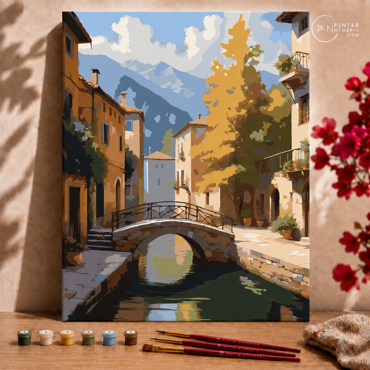 Stone bridge  - Pintar Números®