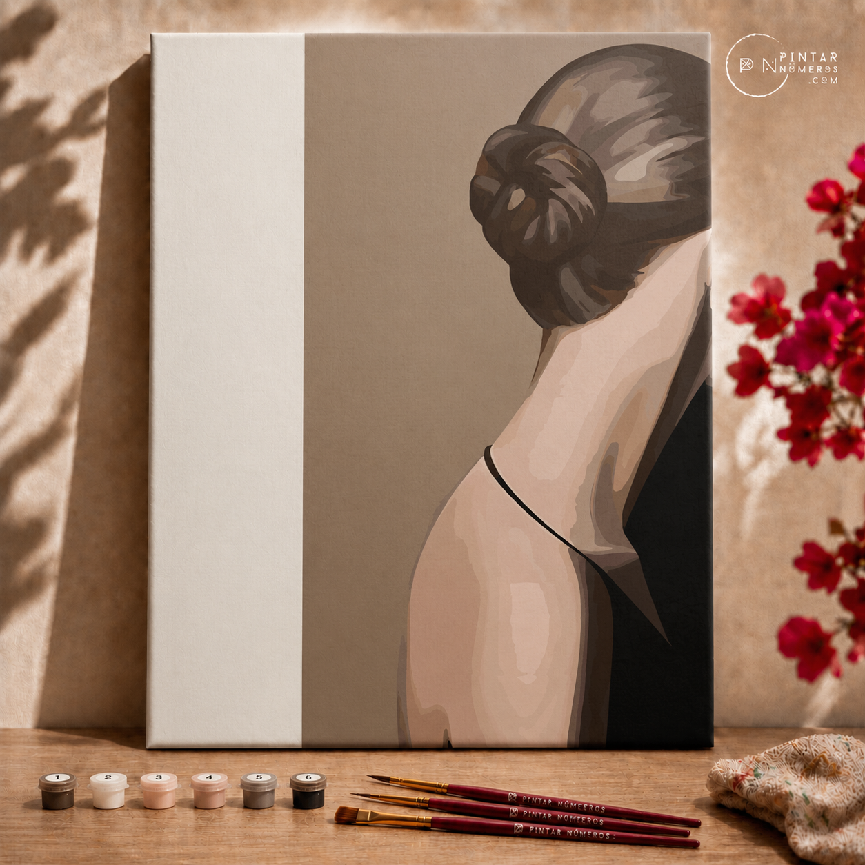 Bella mujer - Pintar Números®