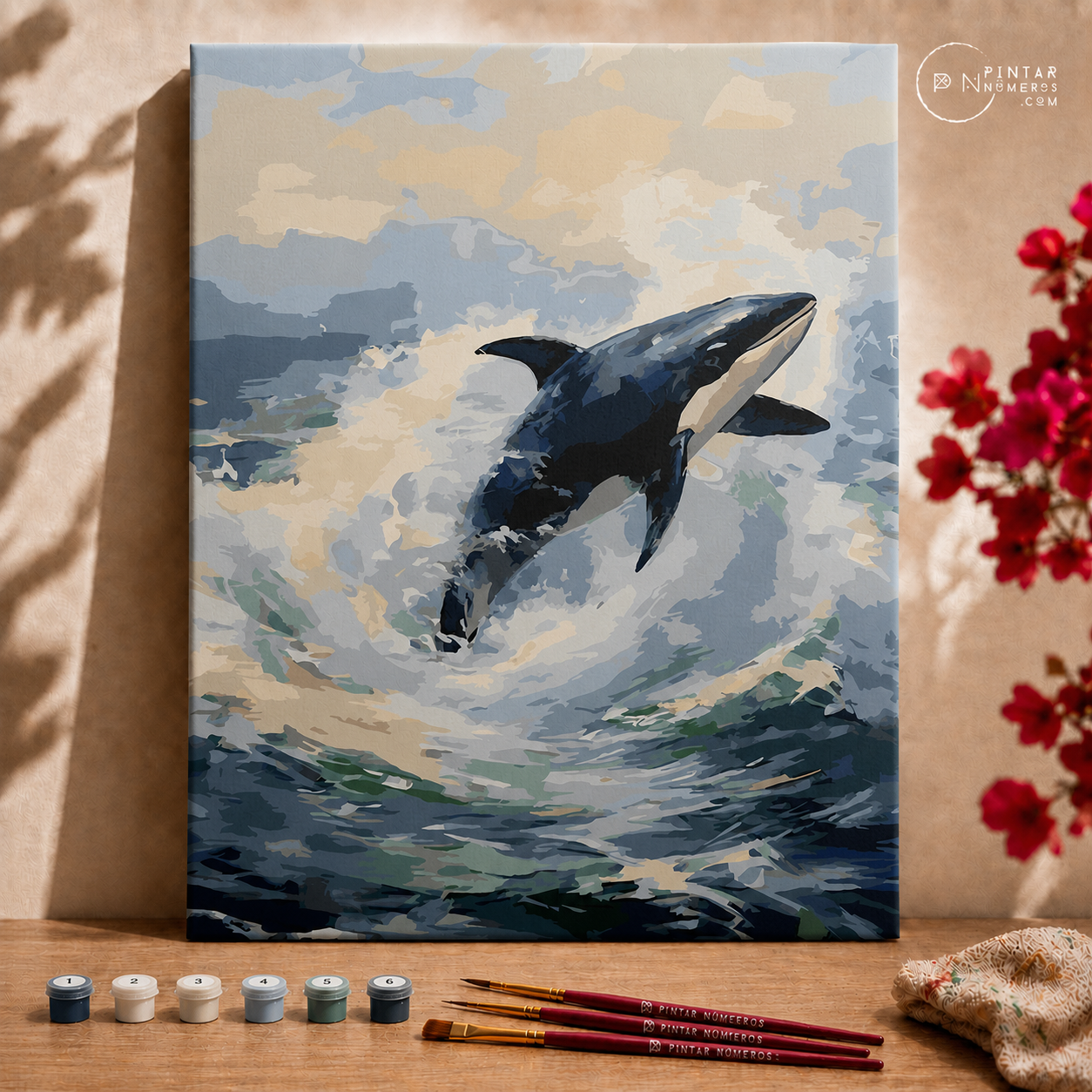 Salto de la Ballena - Pintar Números®