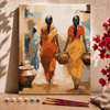 Mujeres Indias - Pintar Números®