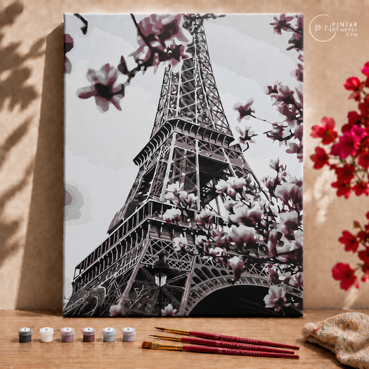 Spring in Paris  - Pintar Números®