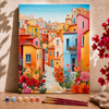 Vila colorida   -  Pintar Números®