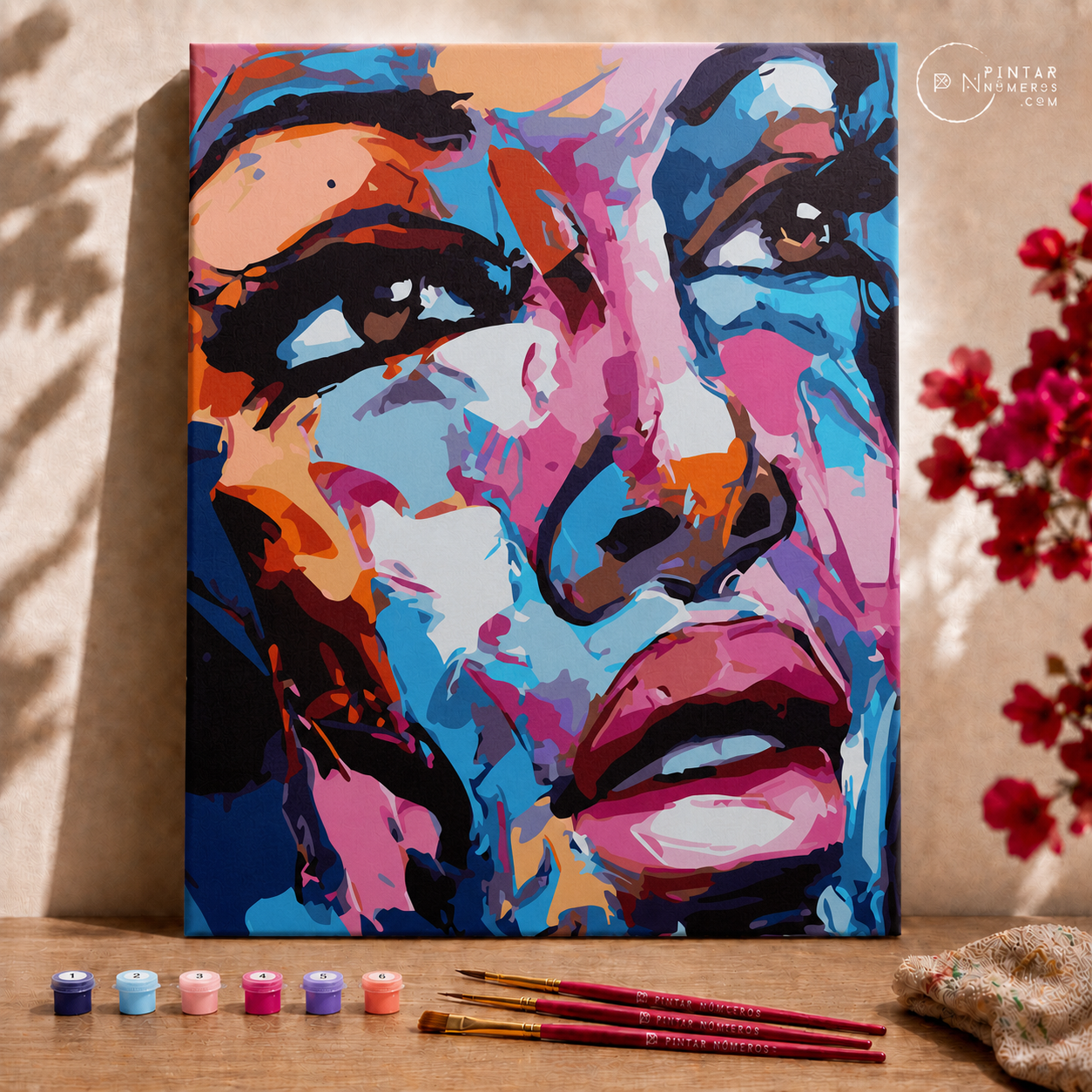 Mulher colorida  - Pintar Números®