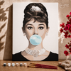Audrey Hepburn chicle - Pintar Números®