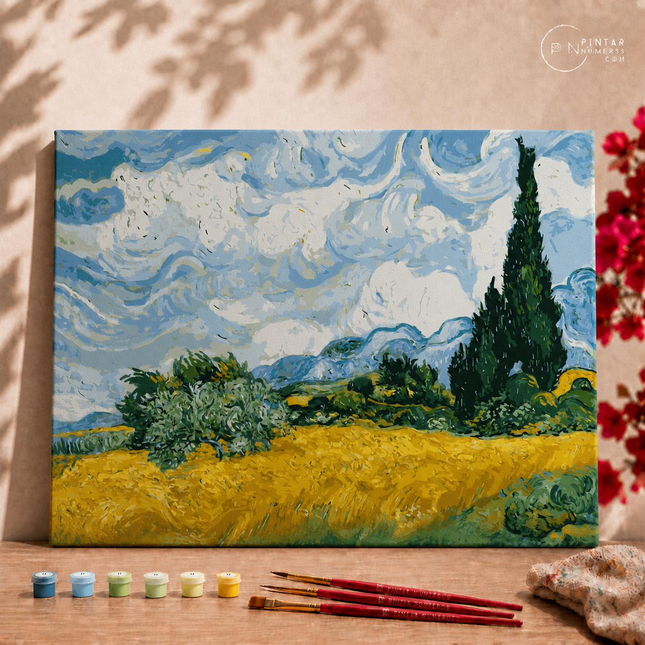 Campo de trigo Van Gogh - Pintar Números®