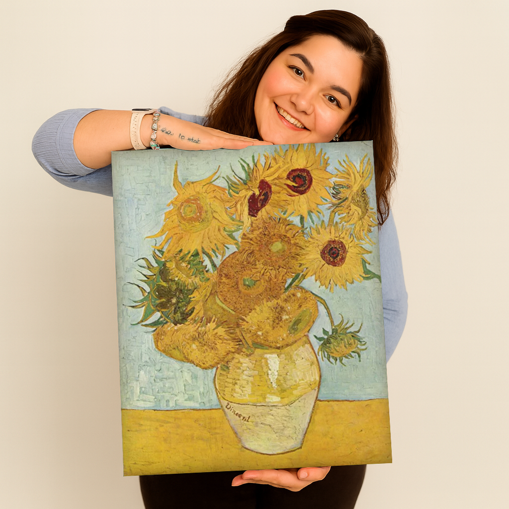Girassóis de Vincent Van Gogh  - Pintar Números®