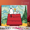 Snoopy Van Gogh  -  Pintar Números