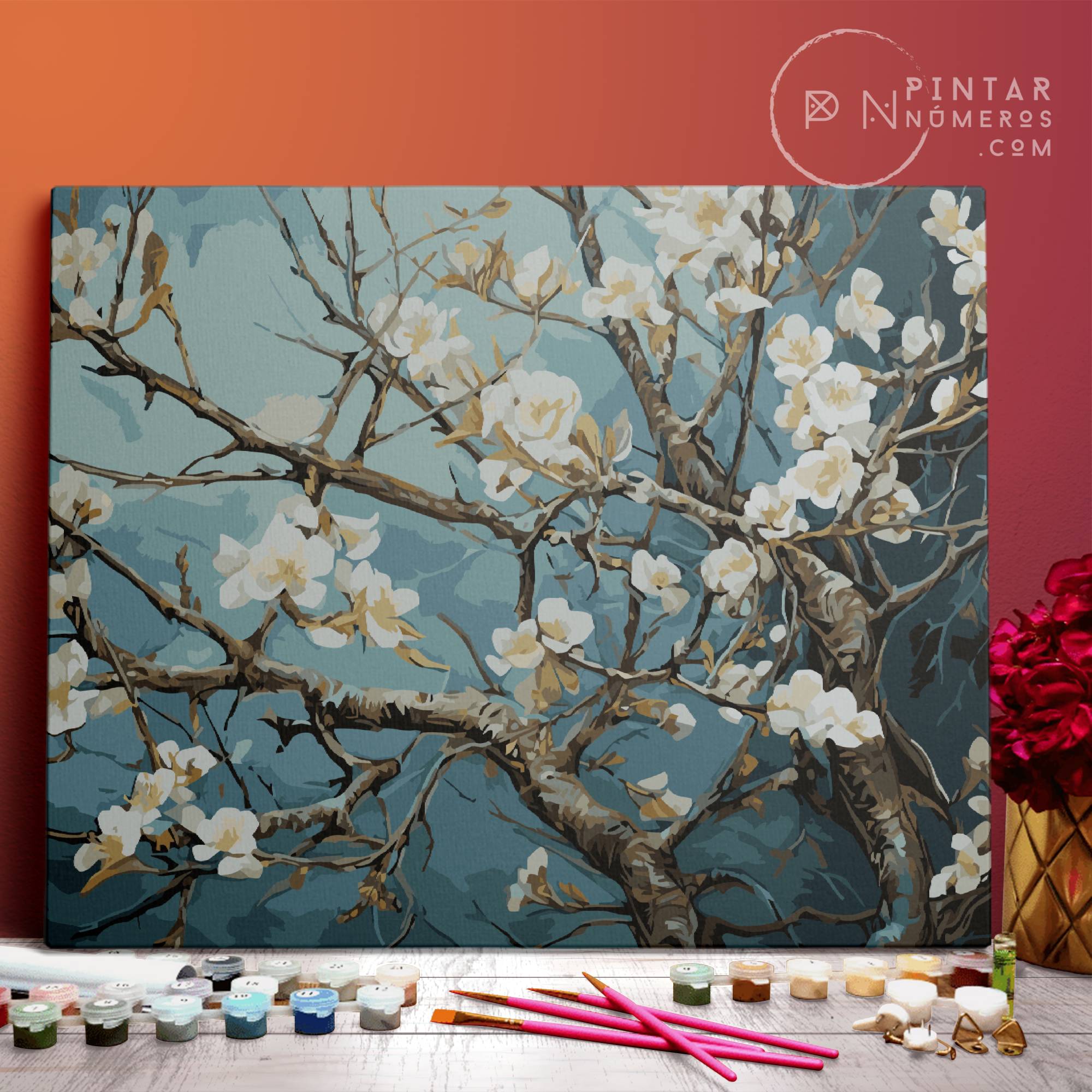 Almond Blossom. - Paint Numbers® 