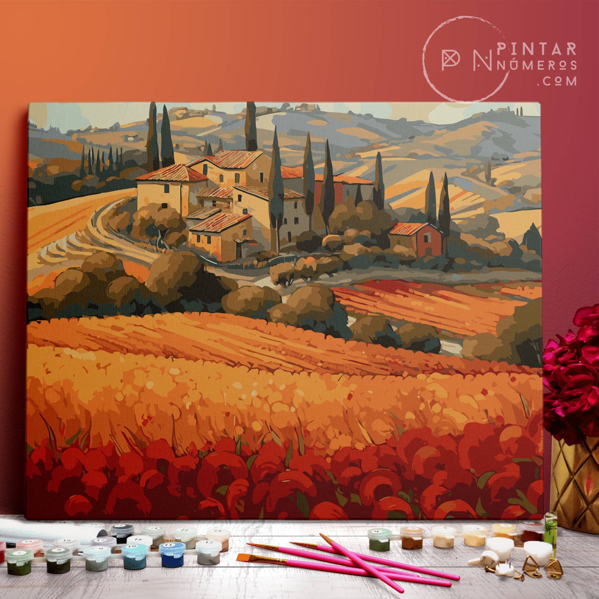 Autumn in Tuscany - Pintar Números®