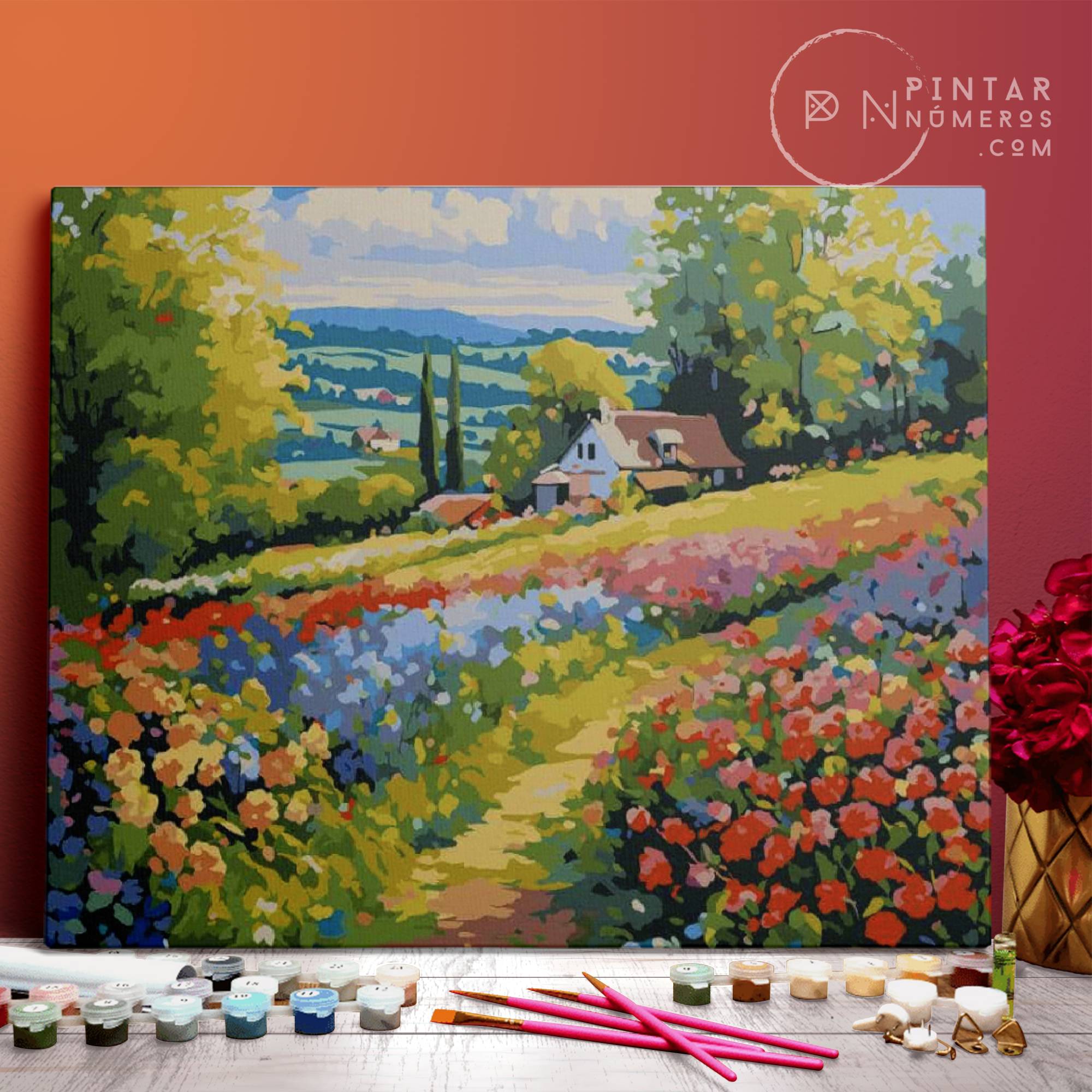 Flower Field - Paint by Numbers®