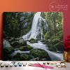 Waterfall in the Heart of the Forest - Pintar Números®
