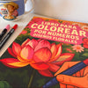 Libro Pintar Números - Flores