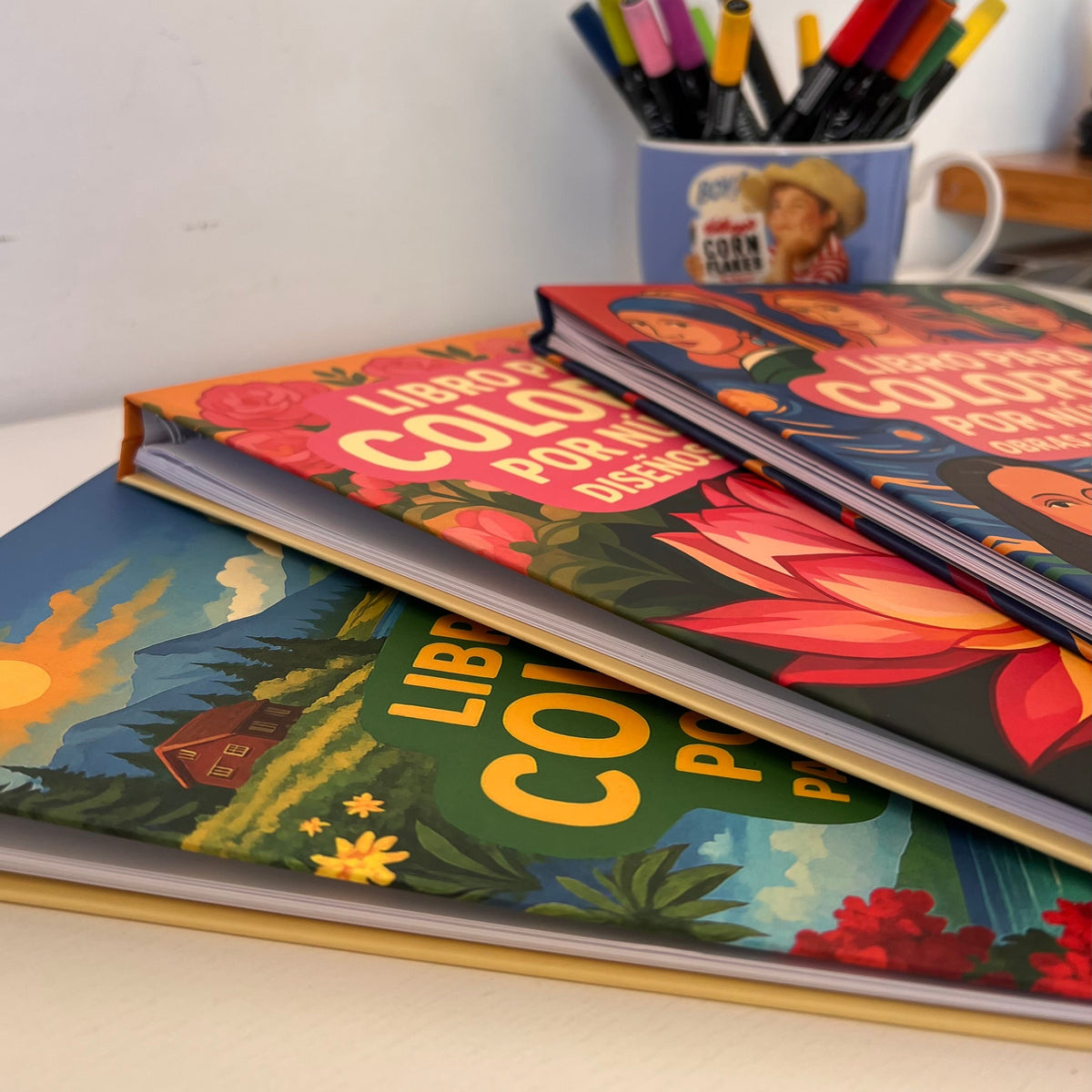 Libro Pintar Números - Maravillas Invernales