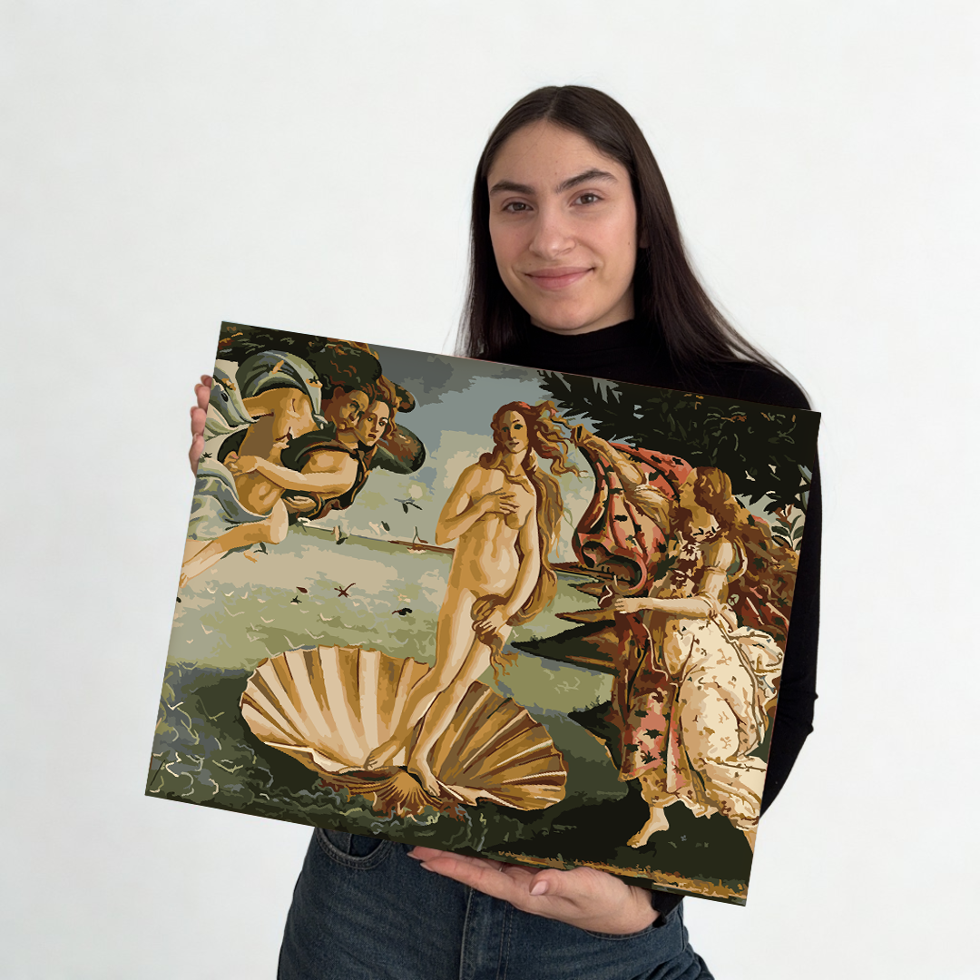 O Nascimento de Vênus por Boticceli  - Pintar Números®