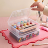 Transparent organizing boxes  - 2 units