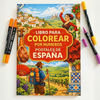 Livro Pintar Números  - Flores