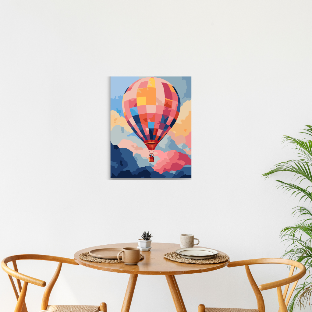 Globo colorido  -  Pintar Números®