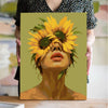 Mujer girasol - Pintar Números®