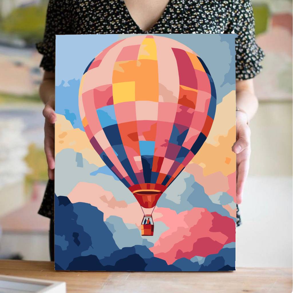 Globo colorido  -  Pintar Números®