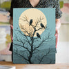 Birds in the full moon  -  Pintar Números®