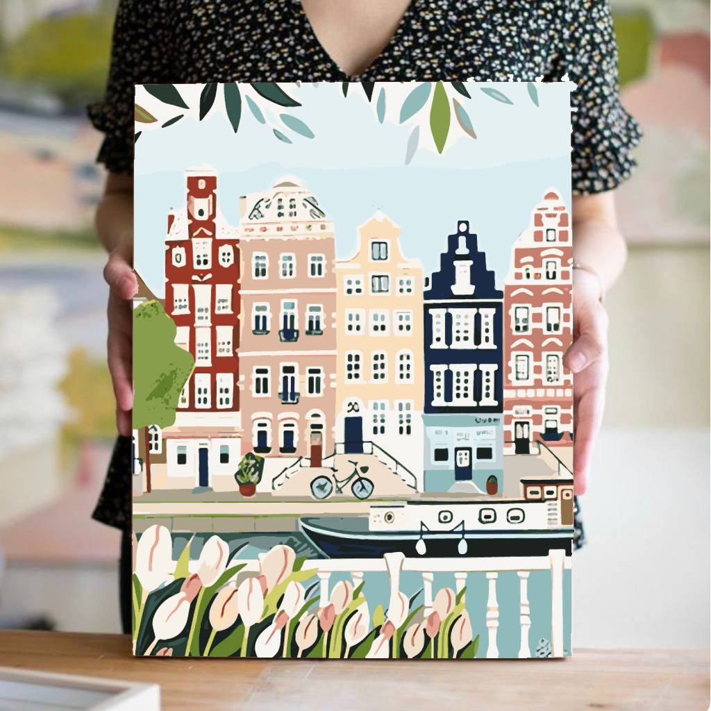 Amsterdam Ilustración -  Pintar Números