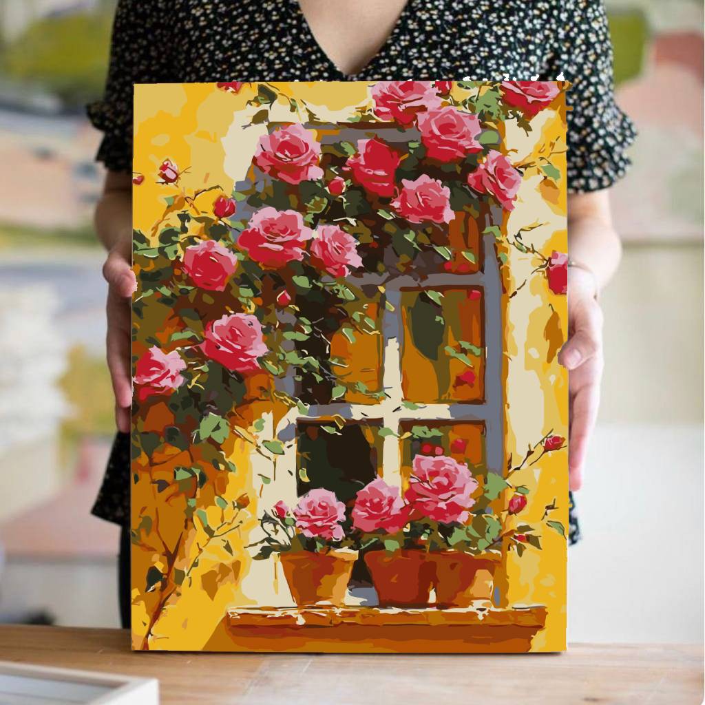 Yellow Window  - Pintar Números®