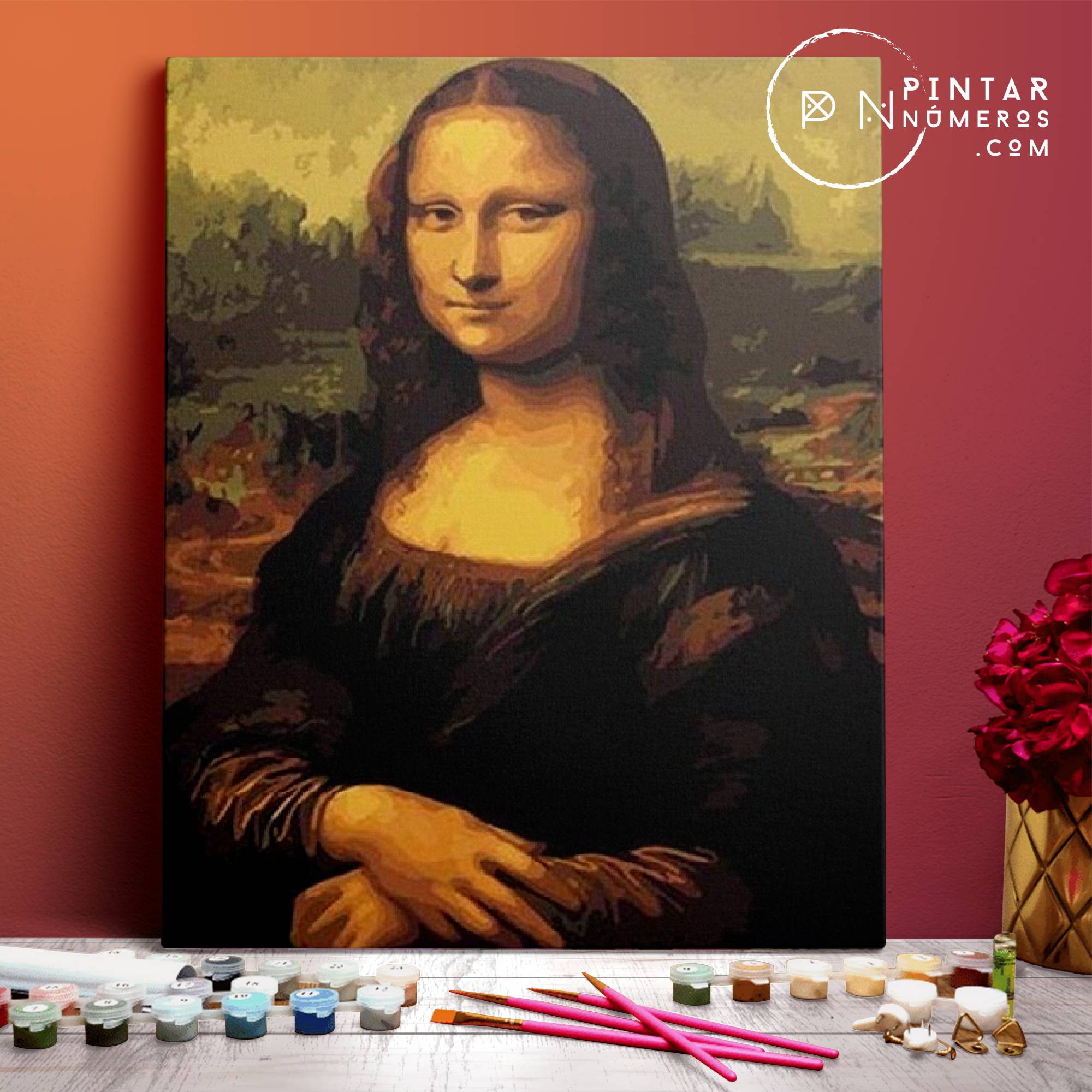 Mona Lisa von Leonardo da Vinci – Pintar Numeros®