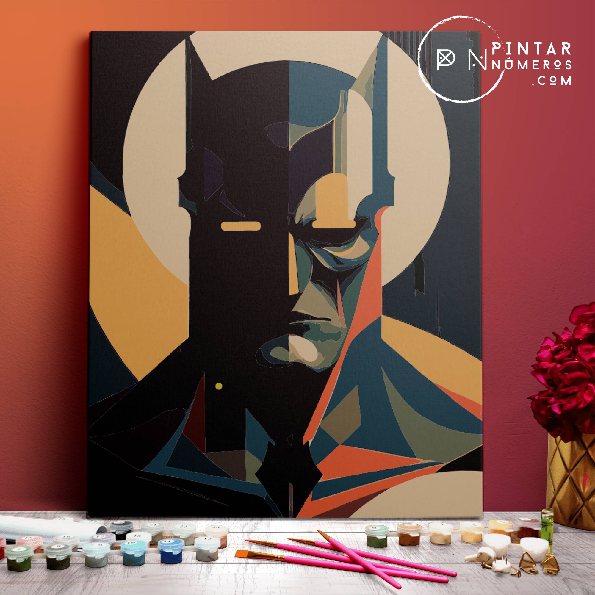 Batman, Marvel – Pintar Números