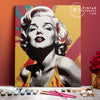 Marilyn Monroe pop art - Pintar Números®