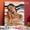 Mujer en el agua -  Pintar Números®