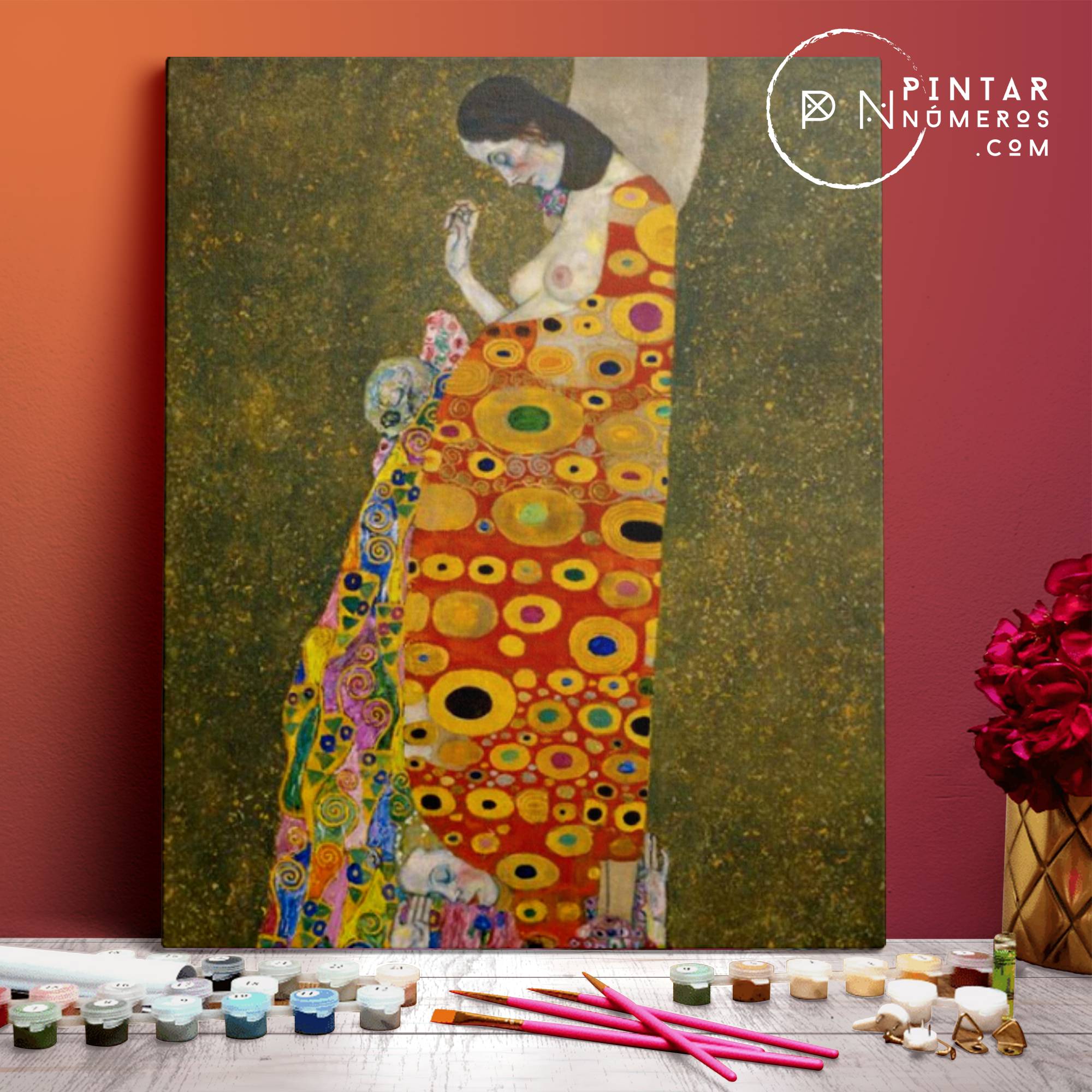 Hope II de Gustav Klimt - Pintar Números®