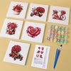 Pack 6 Mini Lienzos - Rosas