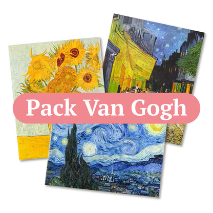 Van Gogh Bundle, 3 designs - Pintar Números®