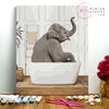 Elefante en la bañera - Pintar Números®