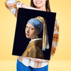 Joven de la perla de Johanes Vermeer - Pintar Números®