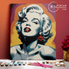 Marilyn Monroe pop-art-malen Zahlen®