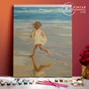 Meisje bij de zee  -  Pintar Números®