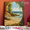 Playa escondida - Pintar Números®