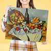 Korb mit Äpfeln von Paul Cezanne – Malen nach Zahlen®