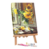 Sonnenblumen im Fenster – Pintar Numeros®