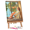 Vrouw bij het raam door Paul Hadley - Paint by Numbers®