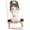 Audrey Hepburn Bubble Gum - Pintar Números ®