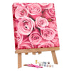 Rosas de color rosa  - Pintar Números®
