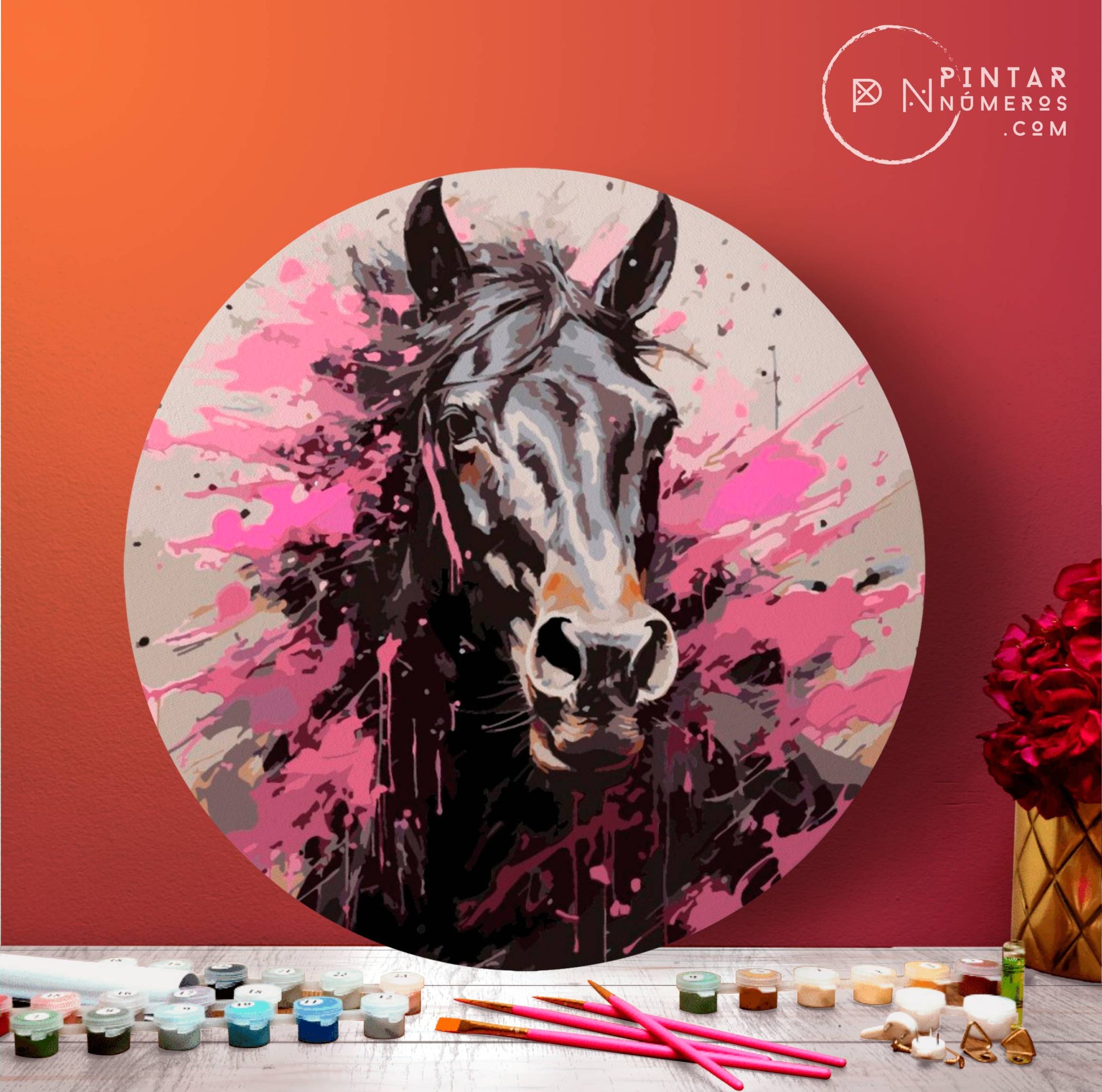 Purebred horse   - Pintar Números®