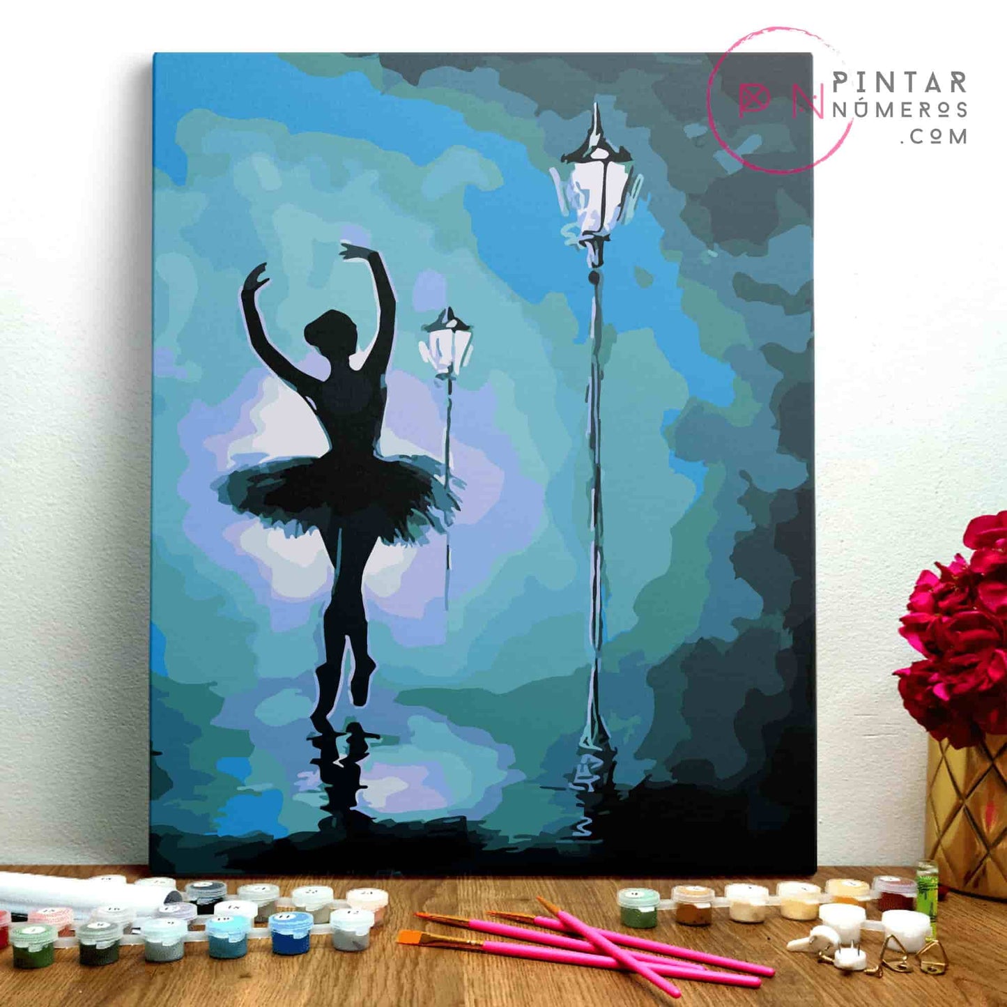 Dancer in the Streetlights - Pintar Números®